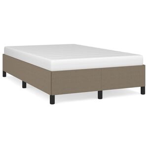 vidaXL Σκελετός Κρεβατιού Χωρίς Στρώμα Taupe 120x200 εκ. Υφασμάτινο