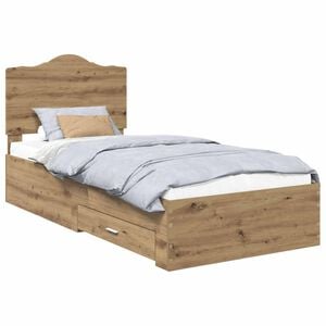vidaXL &Sigma;&kappa;&epsilon;&lambda;&epsilon;&tau;ό&sigmaf; &Kappa;&rho;&epsilon;&beta;&alpha;&tau;&iota;&omicron;ύ Artisan Oak 100 x 200 cm &Epsilon;&pi;&epsilon;&xi;&epsilon;&rho;&gamma;&alpha;&sigma;&mu;έ&nu;&omicron; &Xi;ύ&lambda;&omicron;