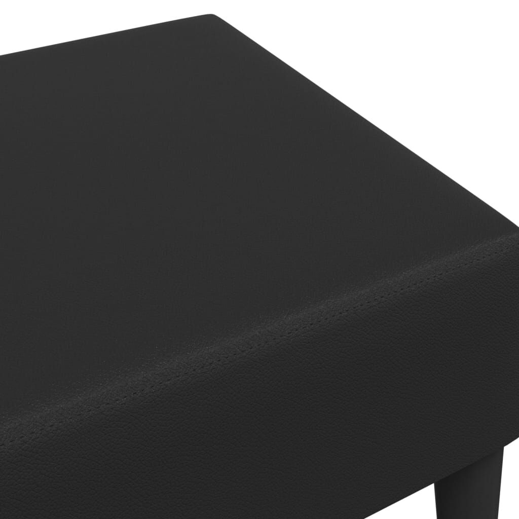 vidaXL Υποπόδιο Μαύρο 77x55x31 εκ. από Συνθετικό Δέρμα