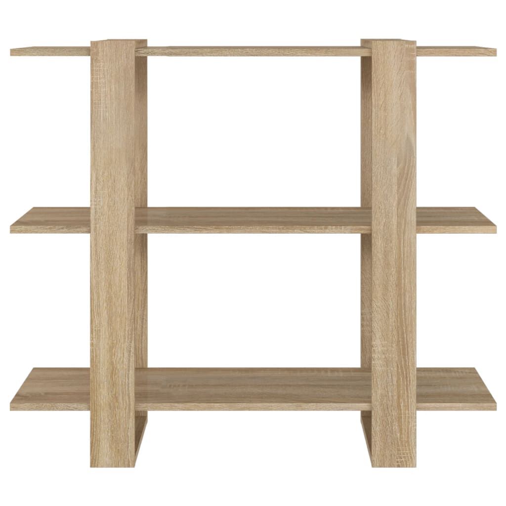 vidaXL Βιβλιοθήκη/Διαχωριστικό Χώρου Sonoma Δρυς 100 x 30 x 87 εκ.