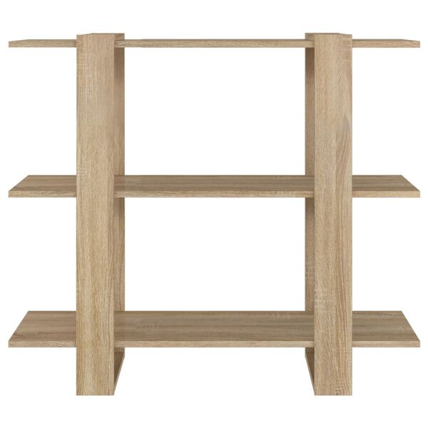 vidaXL Βιβλιοθήκη/Διαχωριστικό Χώρου Sonoma Δρυς 100 x 30 x 87 εκ.