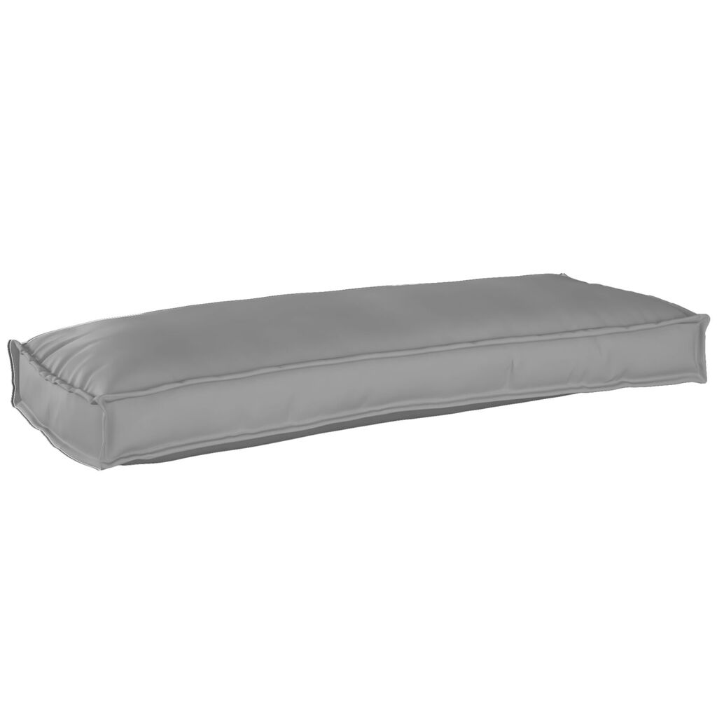 vidaXL Μαξιλάρι Παλετών για Παγκάκι Γκρι 100x40x8 εκ. Υλικό Oxford
