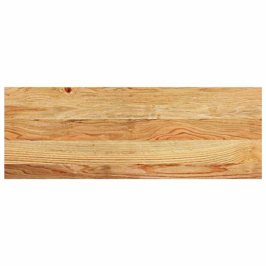 vidaXL Πατάκια Σκάλας 2 τεμ. Ανοιχτό Καφέ 70x30x2 cm Ξύλο Δρυός