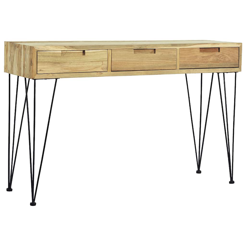 vidaXL Τραπέζι Κονσόλα 120 x 35 x 76 εκ. από Μασίφ Ξύλο Teak