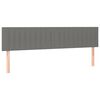 vidaXL Κρεβάτι Boxspring με Στρώμα Σκούρο Γκρι 180x200 εκ Υφασμάτιν