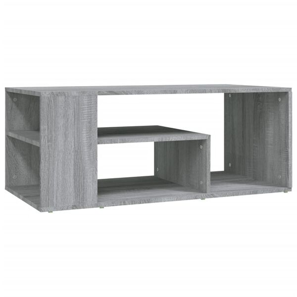 vidaXL Τραπεζάκι Σαλονιού Γκρι Sonoma 100x50x40 εκ. Επεξεργασμένο Ξύλο