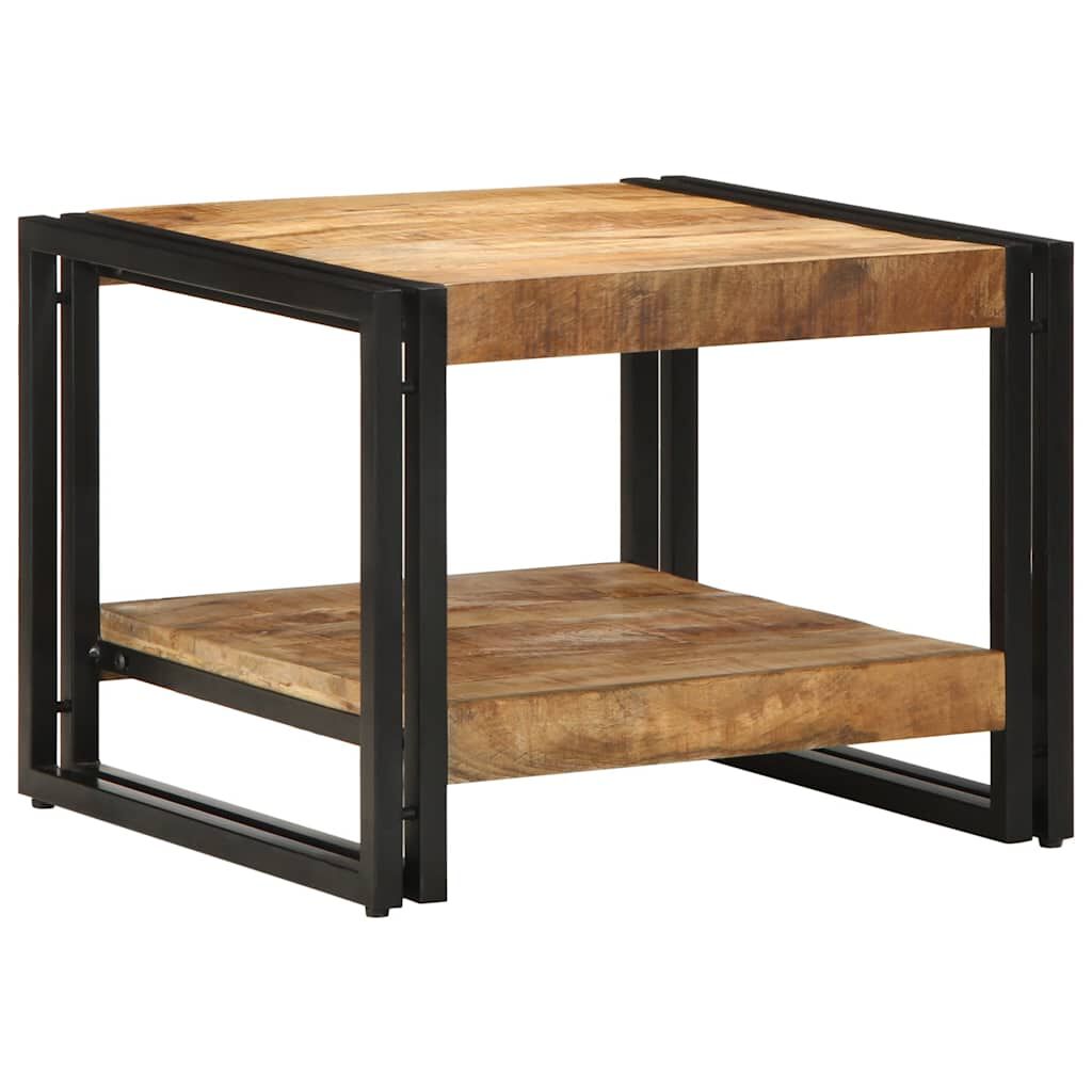 vidaXL Τραπεζάκι σαλονιού 50x50x38 cm Στερεό ακατέργαστο ξύλο Mango