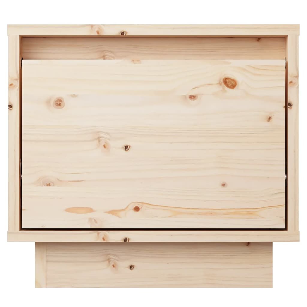 vidaXL Κομοδίνο 35 x 34 x 32 εκ. από Μασίφ Ξύλο Πεύκου