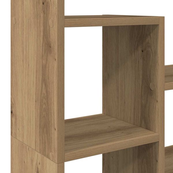 vidaXL Βιβλιοθήκη Αρτισιανή Δρυς 72x20x120 εκ. από Επεξεργασμένο Ξύλο