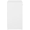 vidaXL Παπουτσοθήκη Λευκή/Sonoma Δρυς 94,5 x 31 x 57 εκ. Επεξ. Ξύλο