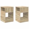 vidaXL End Table 2 pcs &Delta;&rho;ύ&sigmaf; Sonoma 30,5 x 30 x 45 &epsilon;&kappa;
