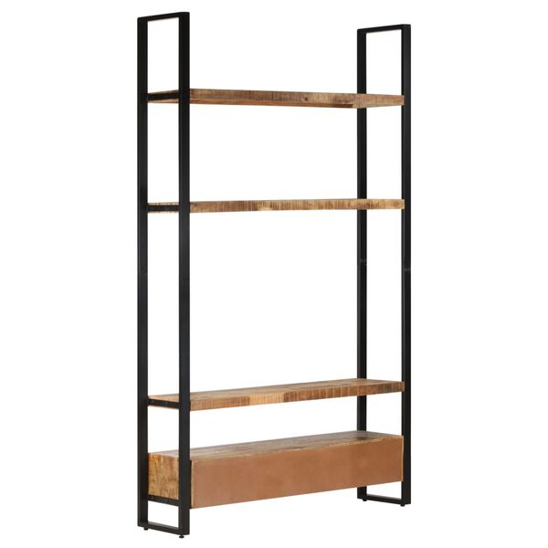 vidaXL Ραφιέρα 118 x 30 x 200 εκ. από Μασίφ Ακατέργαστο Ξύλο Μάνγκο