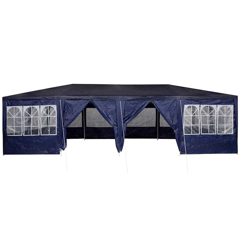 vidaXL Σκηνή Πάρτυ Μπλε και άσπρο 800 x 400 x 266 εκ