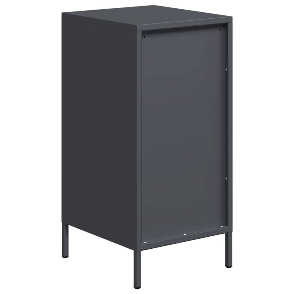 vidaXL Ντουλάπι Ανθρακί 35x39x73,5 εκ. από Χάλυβα Ψυχρής Έλασης