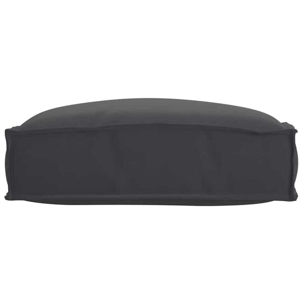 vidaXL Μαξιλάρι παλέτας για κάθισμα Μαύρο 50 x 50 x 12 cm