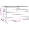 vidaXL Μπαούλο Μεξικάνικο Στιλ Corona 91 x 49,5 x 47 εκ. Ξύλο Πεύκου