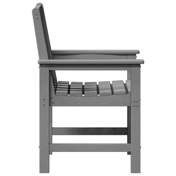 vidaXL Καρέκλες Κήπου 6 τεμ Ανοιχτό Γκρι 65.5x55.5x88 εκ. HDPE