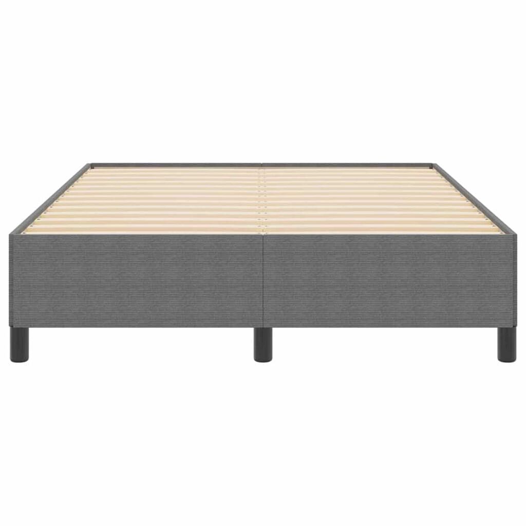 vidaXL Σκελετός Κρεβατιού Ανοιχτό γκρι 160 x 200 cm Βελούδο