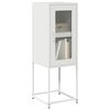 vidaXL Sideboard Λευκό 36x39x107 cm Ατσάλι ψυχρής έλασης