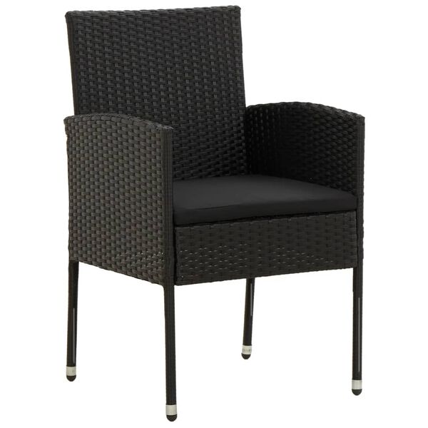 vidaXL &Sigma;&epsilon;&tau; &Tau;&rho;&alpha;&pi;&epsilon;&zeta;&alpha;&rho;ί&alpha;&sigmaf; &Kappa;ή&pi;&omicron;&upsilon; 9 &Tau;&epsilon;&mu;&alpha;&chi;ί&omega;&nu; &Mu;&alpha;ύ&rho;&omicron; &alpha;&pi;ό &Sigma;&upsilon;&nu;&theta;&epsilon;&tau;&iota;&kappa;ό &Rho;&alpha;&tau;ά&nu;