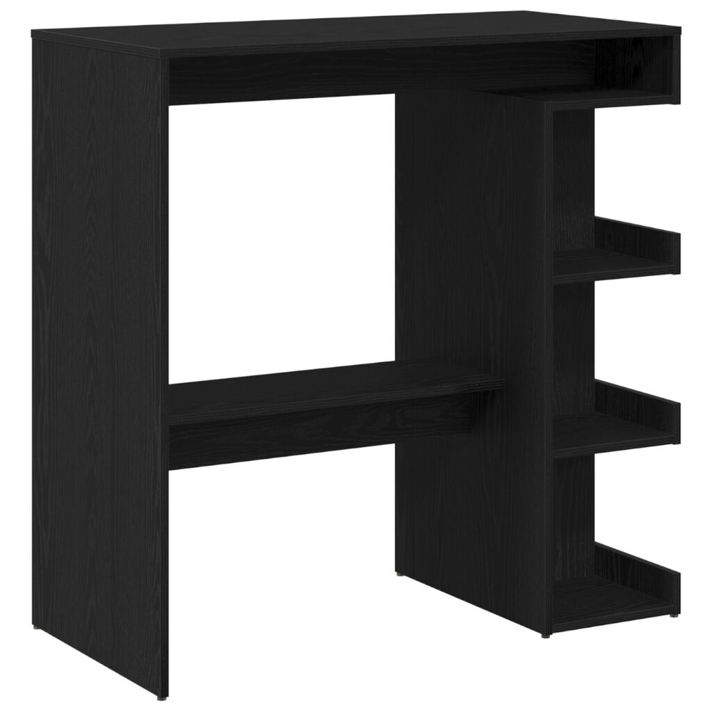 vidaXL Τραπέζι μπαρ Μαύρη δρυς 100 x 48 x 101.5 εκ. Επεξεργασμένο ξύλο