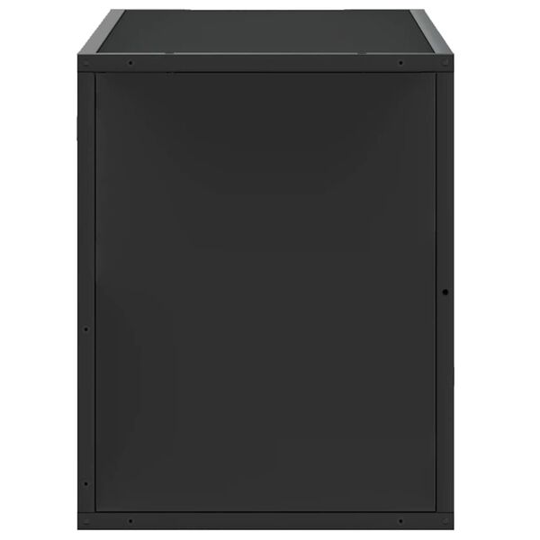 vidaXL Έπιπλο Τηλεόρασης Μαύρο 80x31x39,5 εκ. Επεξεργ. Ξύλο / Μέταλλο