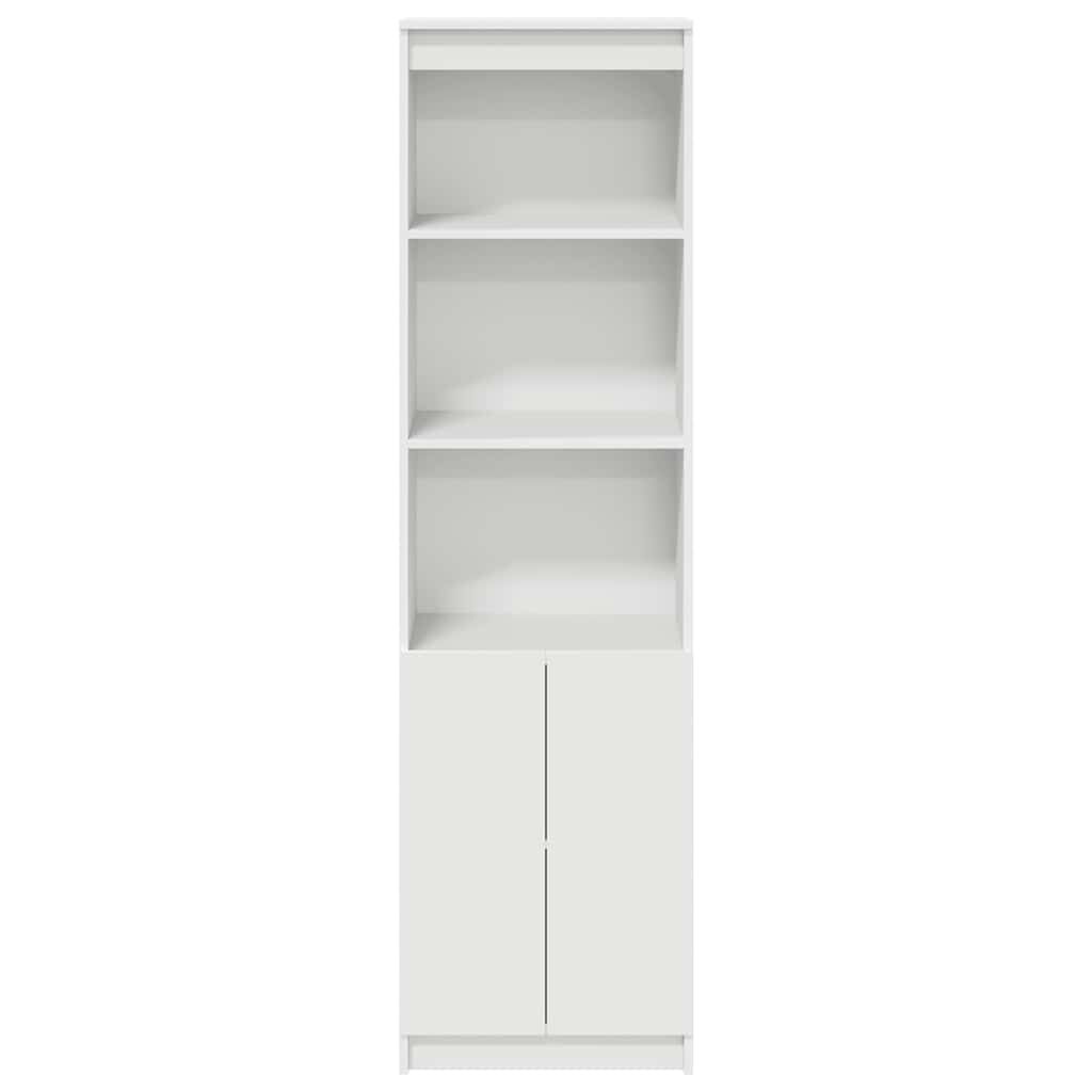 vidaXL Ντουλάπι Λευκό 50x35x180 εκ. από Επεξεργασμένο Ξύλο