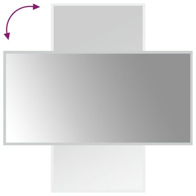 vidaXL Καθρέφτης Μπάνιου με LED 50x100 εκ.