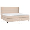 vidaXL &Kappa;&rho;&epsilon;&beta;ά&tau;&iota; Boxspring &mu;&epsilon; &Sigma;&tau;&rho;ώ&mu;&alpha; &Kappa;&alpha;&pi;&omicron;&upsilon;&tau;&sigma;ί&nu;&omicron; 200x200&epsilon;&kappa;.&alpha;&pi;ό &Sigma;&upsilon;&nu;&theta;.&Delta;έ&rho;&mu;&alpha;