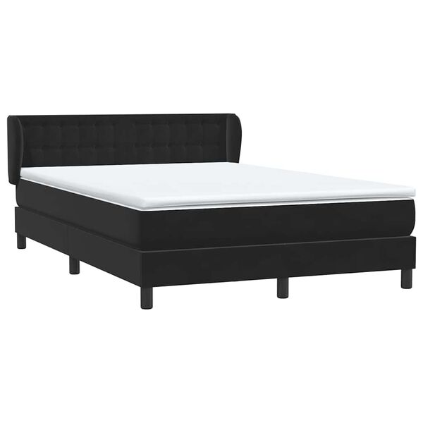 vidaXL &Kappa;&rho;&epsilon;&beta;ά&tau;&iota; Boxspring &mu;&epsilon; &Sigma;&tau;&rho;ώ&mu;&alpha; &Mu;&alpha;ύ&rho;&omicron; 1140x210 &epsilon;&kappa;. &Beta;&epsilon;&lambda;&omicron;ύ&delta;&iota;&nu;&omicron;