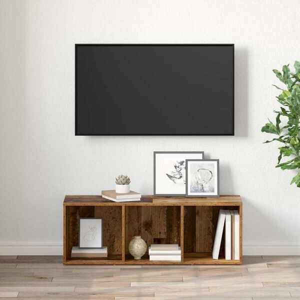 vidaXL Ντουλάπι TV Παλιό ξύλο Επεξεργασμένο ξύλο