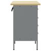 vidaXL Ντουλάπα Εργασίας 2 pcs Κόκκινο και Γκρίζο 100 x 55 x 85 εκ.