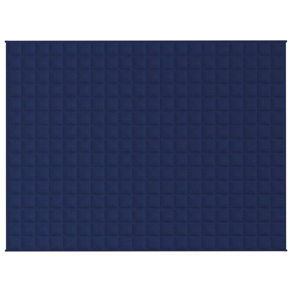 vidaXL Κουβέρτα Βαρύτητας Μπλε 150 x 200 εκ. 11 κ. Υφασμάτινη