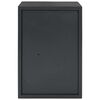 vidaXL Χρηματοκιβώτιο Σκοτεινό γκρίζο RAL7016 31 x 35 x 50 εκ Ατσάλι
