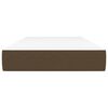vidaXL Στρώμα με Pocket Springs Σκούρο Καφέ 80x200x20 εκ. Υφασμάτινο