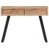 vidaXL Τραπέζι Κονσόλα Live Edge 100x35x76 εκ. από Μασίφ Ξύλο Ακακίας