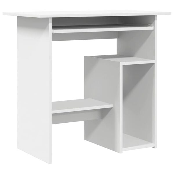 vidaXL Γραφείο Λευκό 80 x 45 x 74 εκ. από Επεξ. Ξύλο