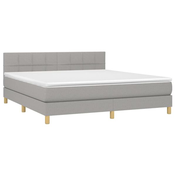 vidaXL &Kappa;&rho;&epsilon;&beta;ά&tau;&iota; Boxspring &mu;&epsilon; &Sigma;&tau;&rho;ώ&mu;&alpha; &Alpha;&nu;. &Pi;&rho;ά&sigma;&iota;&nu;&omicron; 160x200&epsilon;&kappa; &Upsilon;&phi;&alpha;&sigma;&mu;ά&tau;&iota;&nu;&omicron;