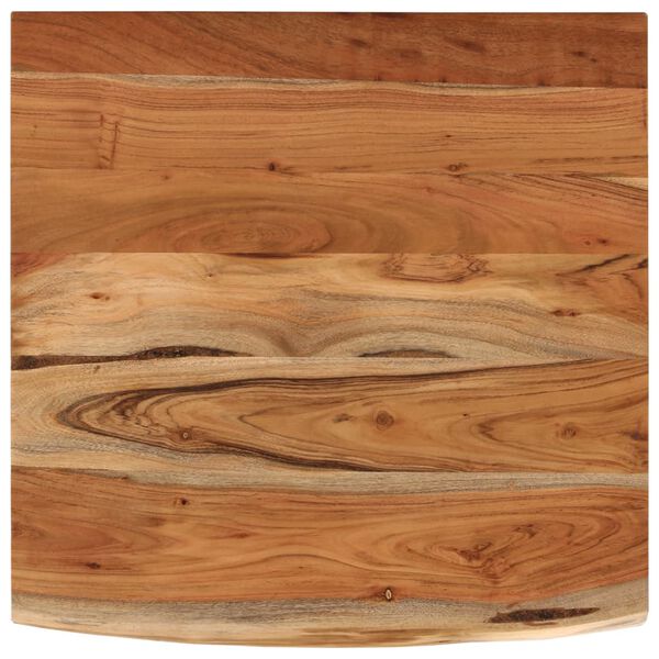 vidaXL Πάγκος Μπάνιου Ορθογώνιος 60x60x2,5 εκ. Μασίφ Ξύλο Οξιάς