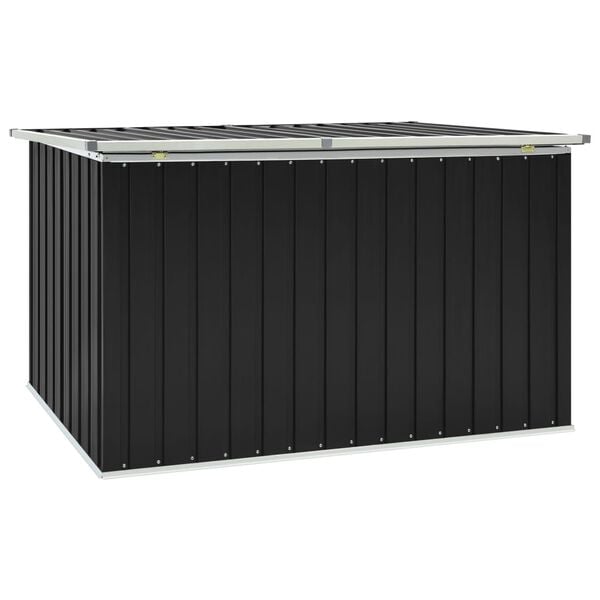 vidaXL Μπαούλο Αποθήκευσης Κήπου Ανθρακί 171 x 99 x 93 εκ.