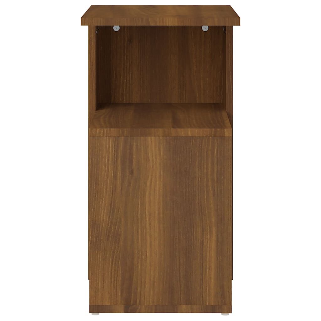 vidaXL Τραπέζι Βοηθητικό Καφέ Δρυς 36x30x56 εκ. από Επεξεργασμένο Ξύλο