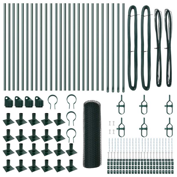 vidaXL &Sigma;&tau;ύ&lambda;&omicron;&sigmaf; &Pi;&epsilon;&rho;&iota;&phi;&rho;ά&xi;&epsilon;&omega;&nu; &Pi;&rho;ά&sigma;&iota;&nu;&omicron; 50 x 0,4 m (13 mm &pi;&lambda;έ&gamma;&mu;&alpha;)