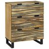 vidaXL Σετ Επίπλων Μπάνιου με συρτάρι 3 pcs Καφέ 180 x 33 x 75 εκ.