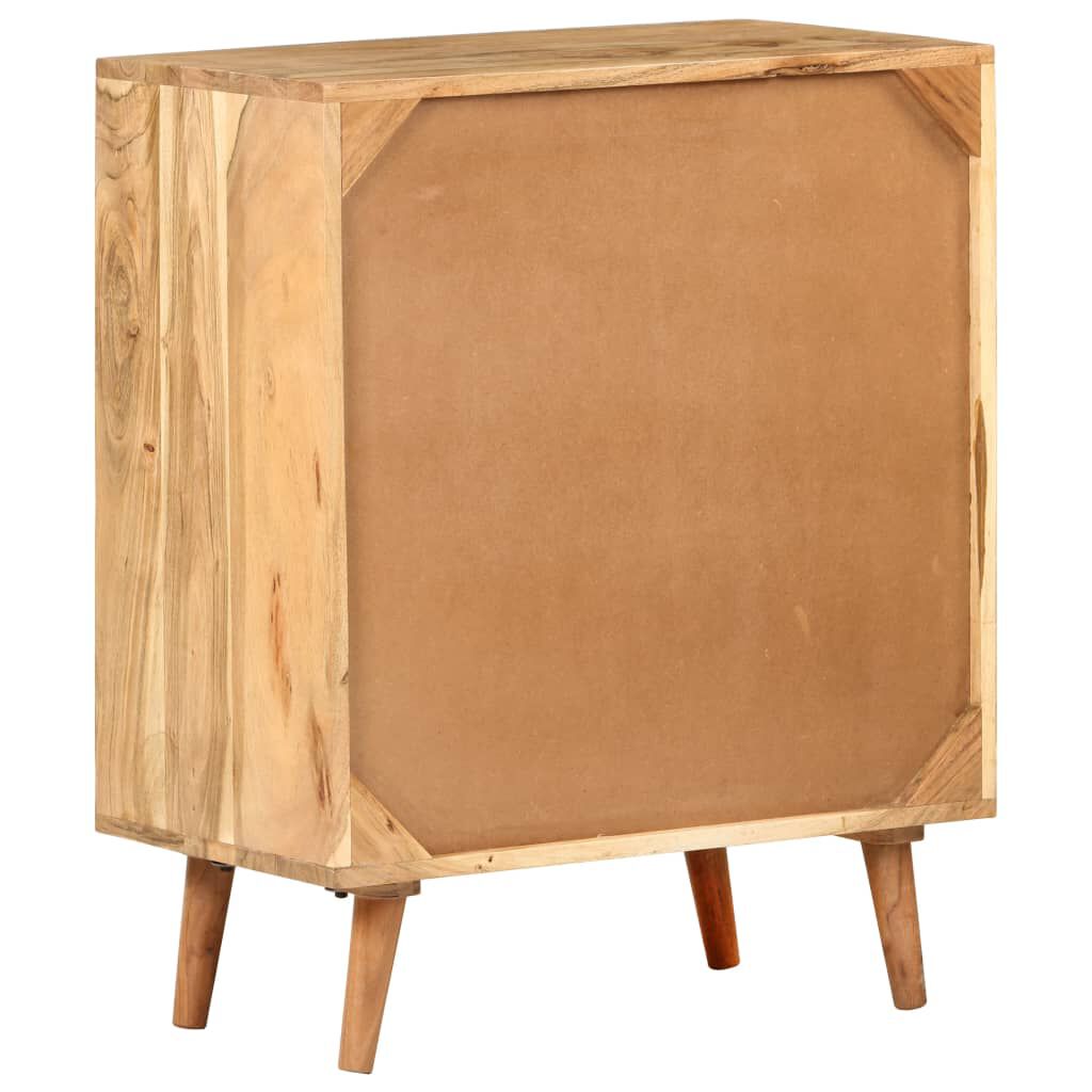 vidaXL Ντουλάπι 60 x 35 x 75 εκ. από Μασίφ Ξύλο Ακακίας