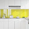vidaXL Πίσω Πάνελ Κουζίνας 2 pcs Κίτρινο 100 x 60 cm σκληρυμένο γυαλί