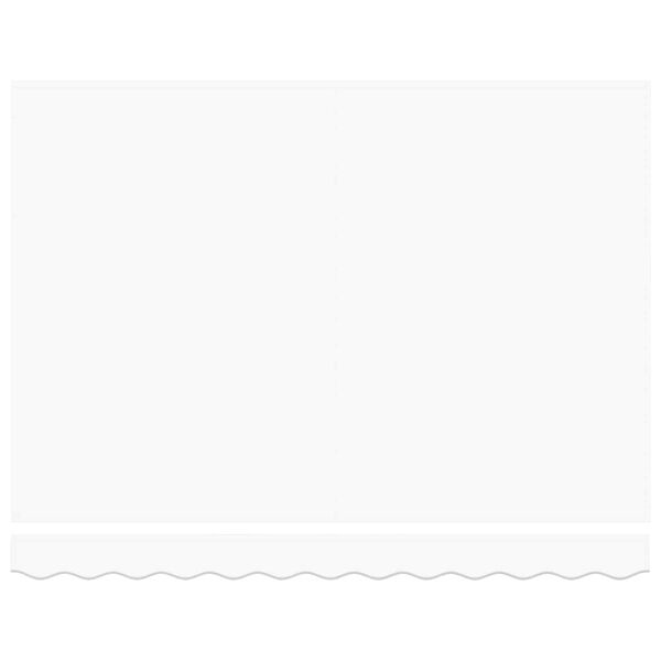 vidaXL Αντιανεμικό Λευκό 300 x 250 x 165 εκ. Πολυεστέρας και Αλουμίνιο