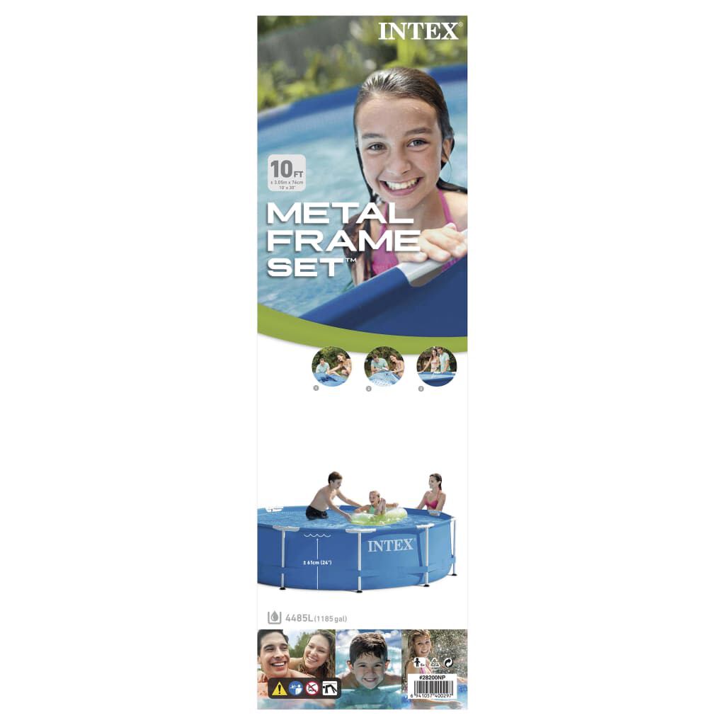 Intex Πισίνα Metal Frame 305 x 76 εκ. 28200NP