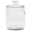 vidaXL Βάζα 2 τεμ. 2000 ml Γυάλινα με Καπάκι