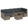 vidaXL &Sigma;&epsilon;&tau; &Kappa;&alpha;&nu;&alpha;&pi;έ &Kappa;ή&pi;&omicron;&upsilon; &mu;&epsilon; &mu;&alpha;&xi;&iota;&lambda;ά&rho;&iota; 8 pcs &Gamma;&kappa;&rho;&iota; &sigma;&upsilon;&nu;&theta;&epsilon;&tau;&iota;&kappa;ό &rho;&alpha;&tau;ά&nu;