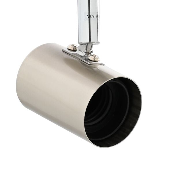 vidaXL Σποτ οροφής Βουρτσισμένο Νίκελ 6.5 x 6 x 11.5 εκ Ατσάλι